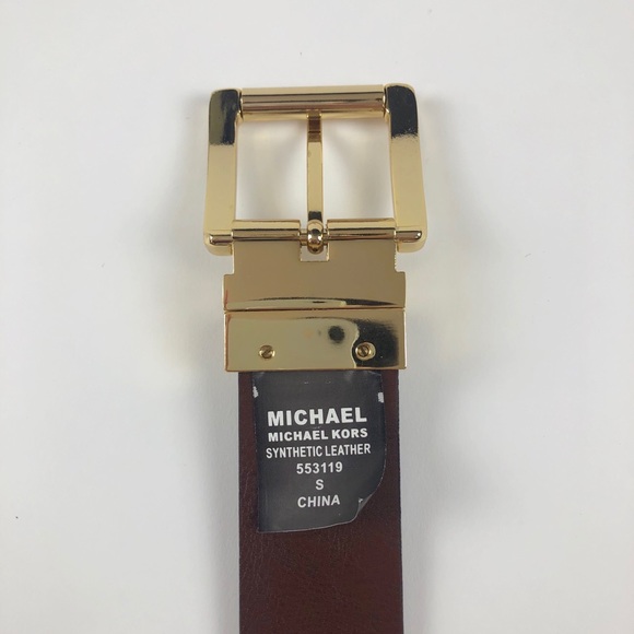 Michael Kors Reversible MK Logo Belt - Picture 8 of 8